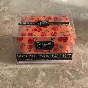 Pinch Provisions Minemergency Kit - Cherry Print Orange Pouch